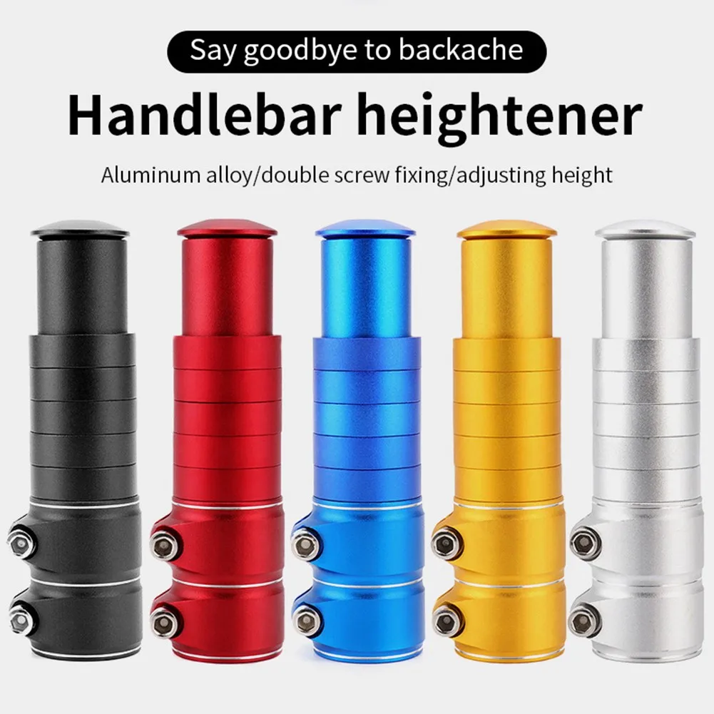 Aluminum Alloy 120mm/138mm Bicycle Handlebar Fork Stem Riser Rise Up Extender Extension Head Up Adaptor
Aluminum Alloy 120mm/138mm Bicycle Handlebar Fork Stem Riser Rise Up Extender Extension Head Up Adaptor