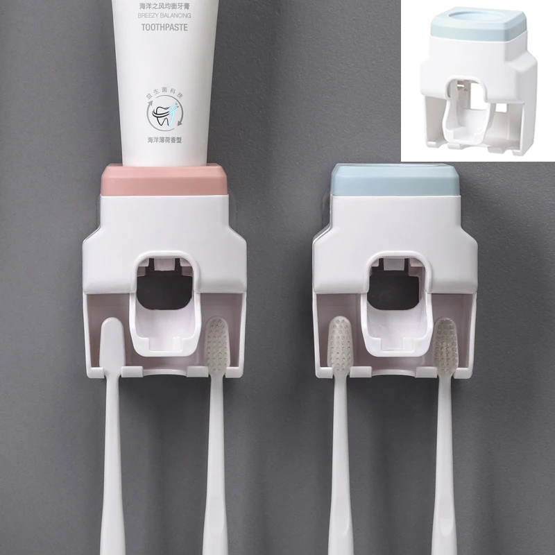 Automatic Toothpaste Dispenser Wall Mount Dust-proof Toothbrush Holder Wall Mount Storage Rack Bathroom Accessories Set Squeezer
Automatic Toothpaste Dispenser Wall Mount Dust-proof Toothbrush Holder Wall Mount Storage Rack Bathroom Accessories Set Squeezer