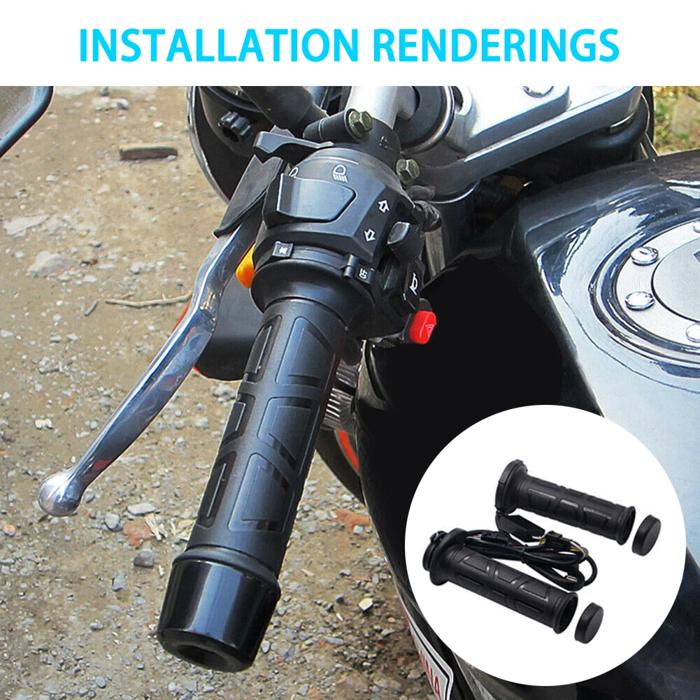 12V 22mm Motorcycle Heating Grips Handlebar Electric Hot Heated Grips Handlebar Warmer ATV Bike Handlebar Warmers 2pcs
12V 22mm Motorcycle Heating Grips Handlebar Electric Hot Heated Grips Handlebar Warmer ATV Bike Handlebar Warmers 2pcs