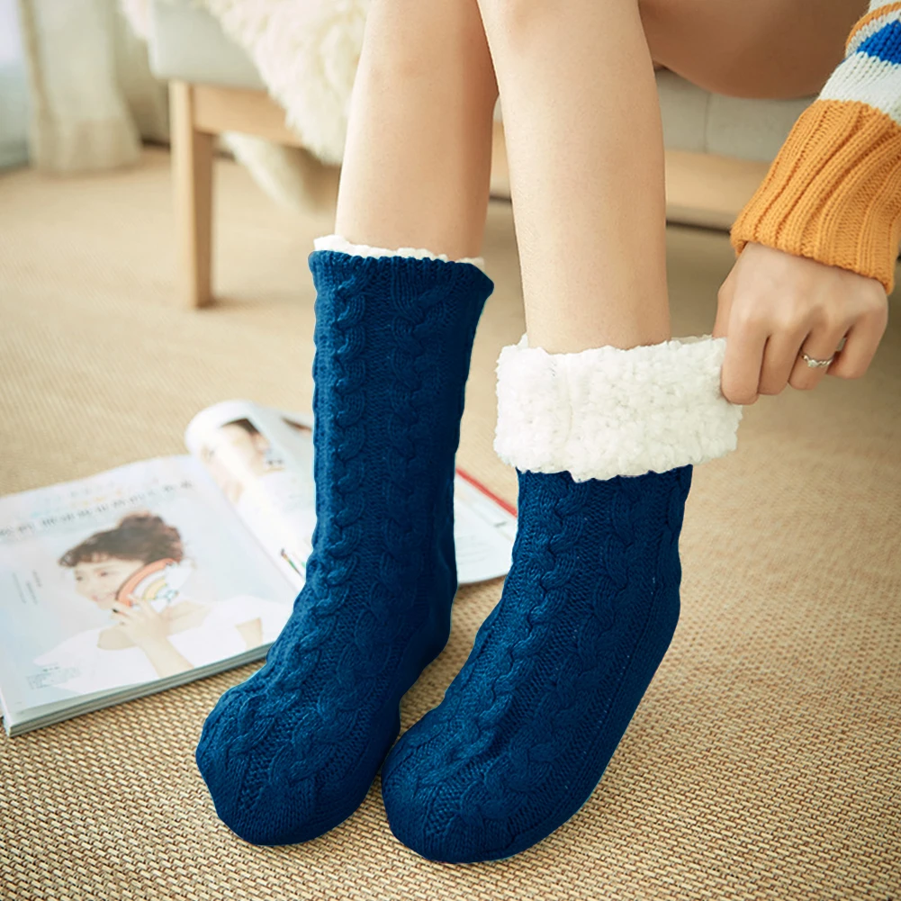 Bed Cozy Floor In Tube Soft Fluffy Winter Women Socks Thickened Non Slip Adult Warm Home One Size Artificial Fleece Lined
Bed Cozy Floor In Tube Soft Fluffy Winter Women Socks Thickened Non Slip Adult Warm Home One Size Artificial Fleece Lined