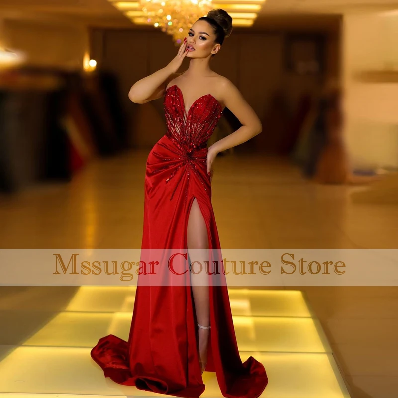 2021 Royal Mermaid Evening Dresses Sweetheart Beading Pleating Prom Party Gowns Vestidos De Fiesta
2021 Royal Mermaid Evening Dresses Sweetheart Beading Pleating Prom Party Gowns Vestidos De Fiesta