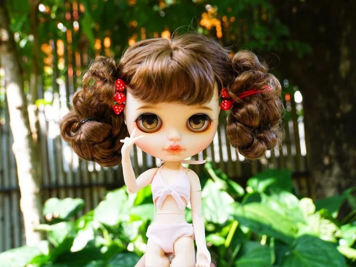 

1/6 BJD 30 см кукла игрушки 19 шарниров высшего качества китайская Кукла BJD шарнирная кукла милая девушка с длинными коричневыми волосами Pout blyth