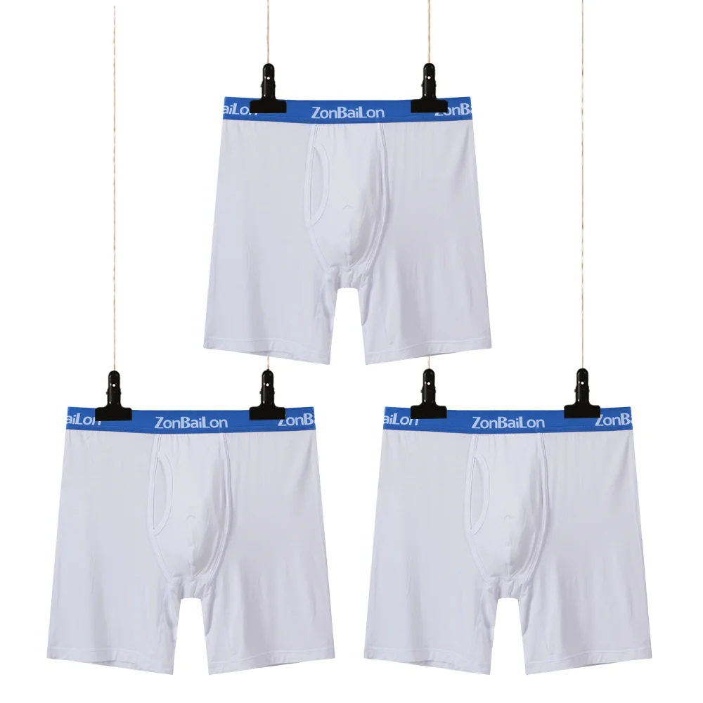 Men Underwear Men's Boxer Briefs Long Leg Bamboo Fiber Soft Comfortable Male Panties Solid Color
Men Underwear Men's Boxer Briefs Long Leg Bamboo Fiber Soft Comfortable Male Panties Solid Color