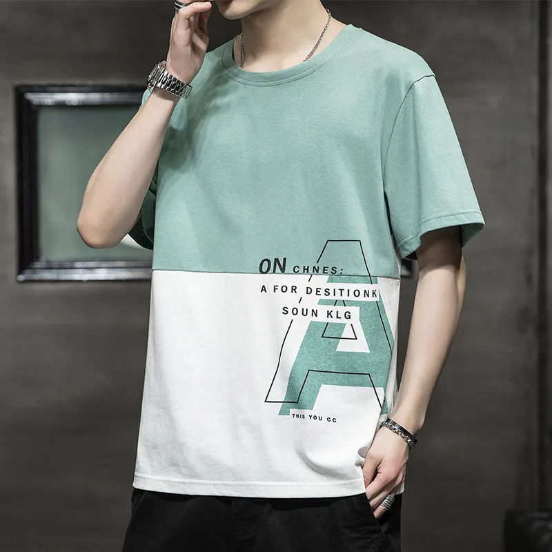 Short-sleeved t-shirt men's new trend summer loose cotton half-sleeved t-shirt top clothes bottoming shirt men's tide sweatshirt
Short-sleeved t-shirt men's new trend summer loose cotton half-sleeved t-shirt top clothes bottoming shirt men's tide sweatshirt