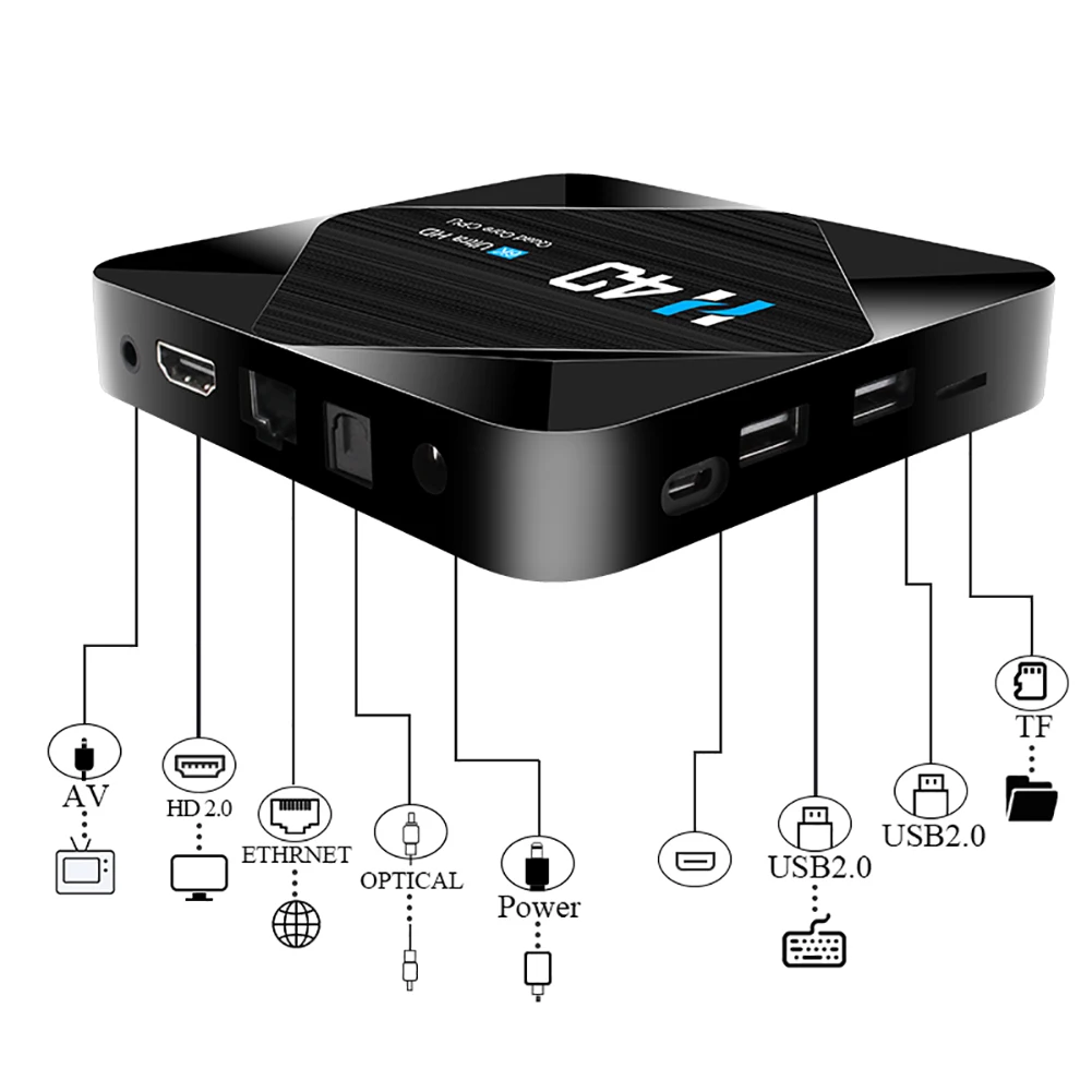 Set Top Box 2.4G 5G Digitale Dua Wifi Allwinner H616 4GB RAM 64 ROM 4K Youtube Android10.0 Mini Media Player Google Smart TV Box
Set Top Box 2.4G 5G Digitale Dua Wifi Allwinner H616 4GB RAM 64 ROM 4K Youtube Android10.0 Mini Media Player Google Smart TV Box