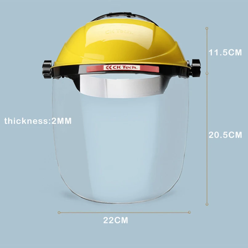 CK Tech. Protective Mask Full Face Shield Masks Anti Saliva Splash-proof Protect Eye Full Face Mask Cover Protective Visor
CK Tech. Protective Mask Full Face Shield Masks Anti Saliva Splash-proof Protect Eye Full Face Mask Cover Protective Visor