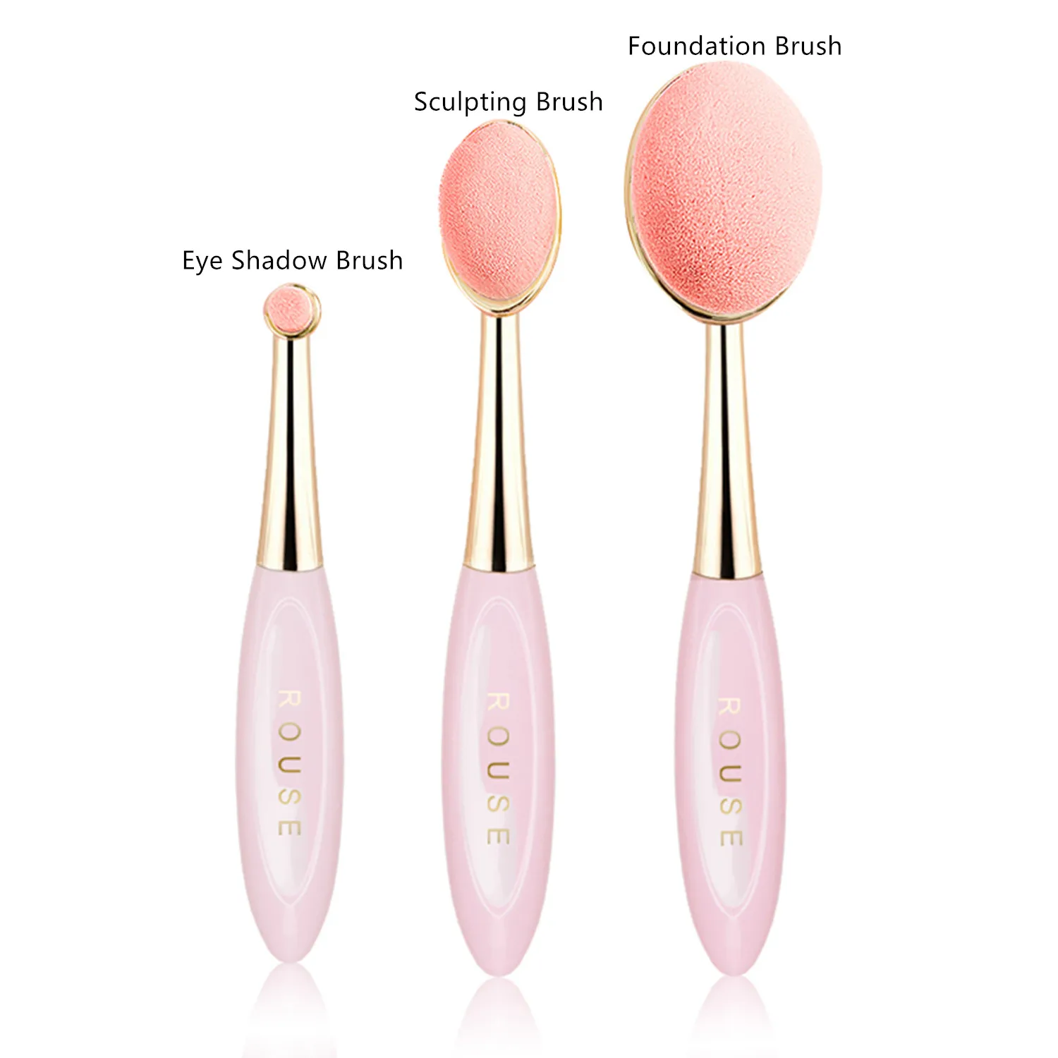 3 in 1-Makeup Brushes Soft Beauty Oval Cosmetic Pro Brush Face Powder Foundation Brush Eye Shadow Brush
3 in 1-Makeup Brushes Soft Beauty Oval Cosmetic Pro Brush Face Powder Foundation Brush Eye Shadow Brush