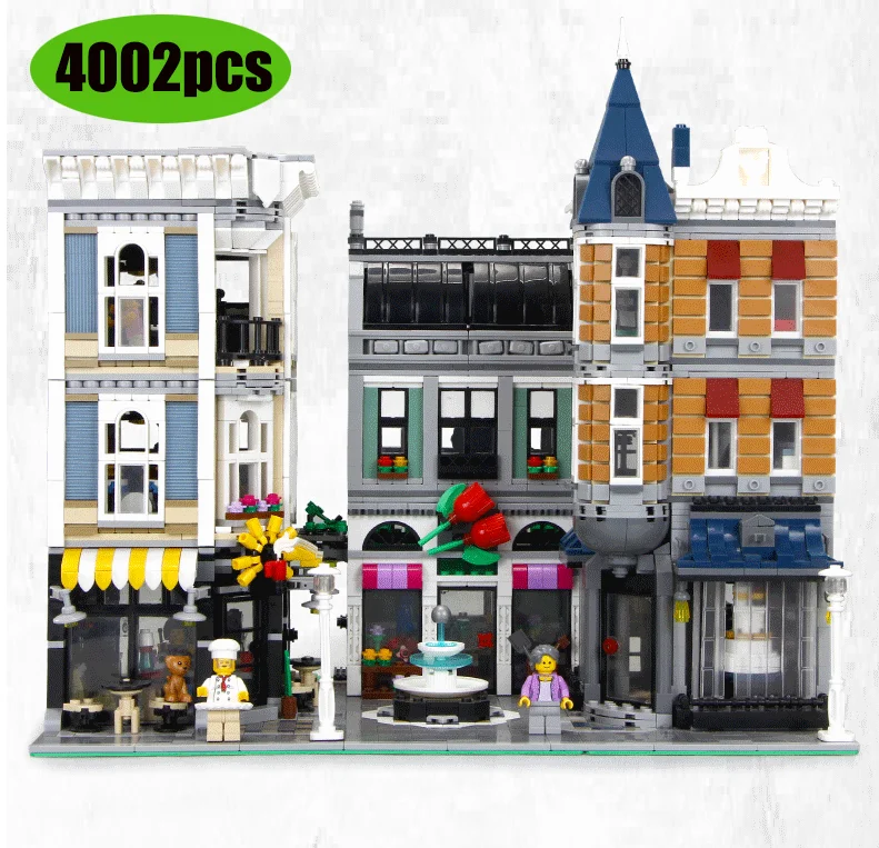 15019 MOC Building Toys Series Compatible Lepining 10255 Assembly Square Set Kids Toys Building Blocks Bricks Christmas Gift
15019 MOC Building Toys Series Compatible Lepining 10255 Assembly Square Set Kids Toys Building Blocks Bricks Christmas Gift