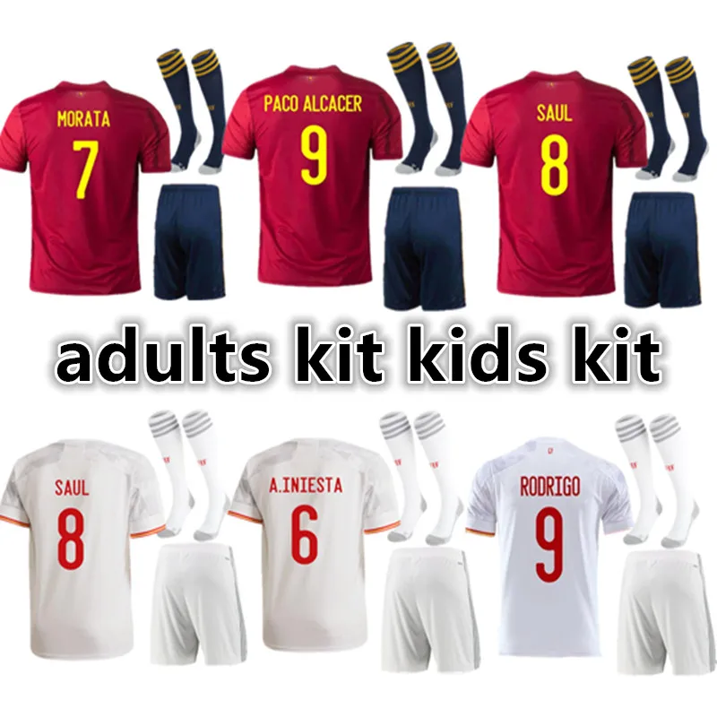 men kids kit Top Quality new 20 21 SpainES shirt RODRIGO THIAGO RAMOS ISCO ASENSIO SERGIO MORATA SILVA adults kit child shirt
men kids kit Top Quality new 20 21 SpainES shirt RODRIGO THIAGO RAMOS ISCO ASENSIO SERGIO MORATA SILVA adults kit child shirt