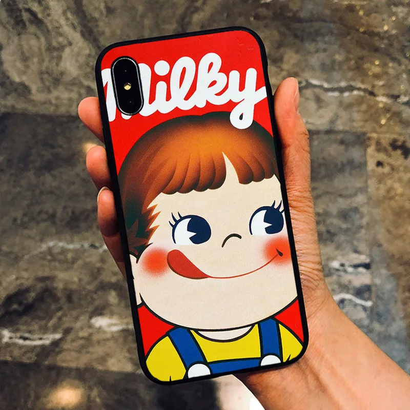 Cute Cartoon Lovely Girl Milky Phone Case For Iphone 12 Mini 13 11 Pro Max X SE 2020 Mobile Shell 7 8 Plus XR 6S XS Hard Cover
Cute Cartoon Lovely Girl Milky Phone Case For Iphone 12 Mini 13 11 Pro Max X SE 2020 Mobile Shell 7 8 Plus XR 6S XS Hard Cover