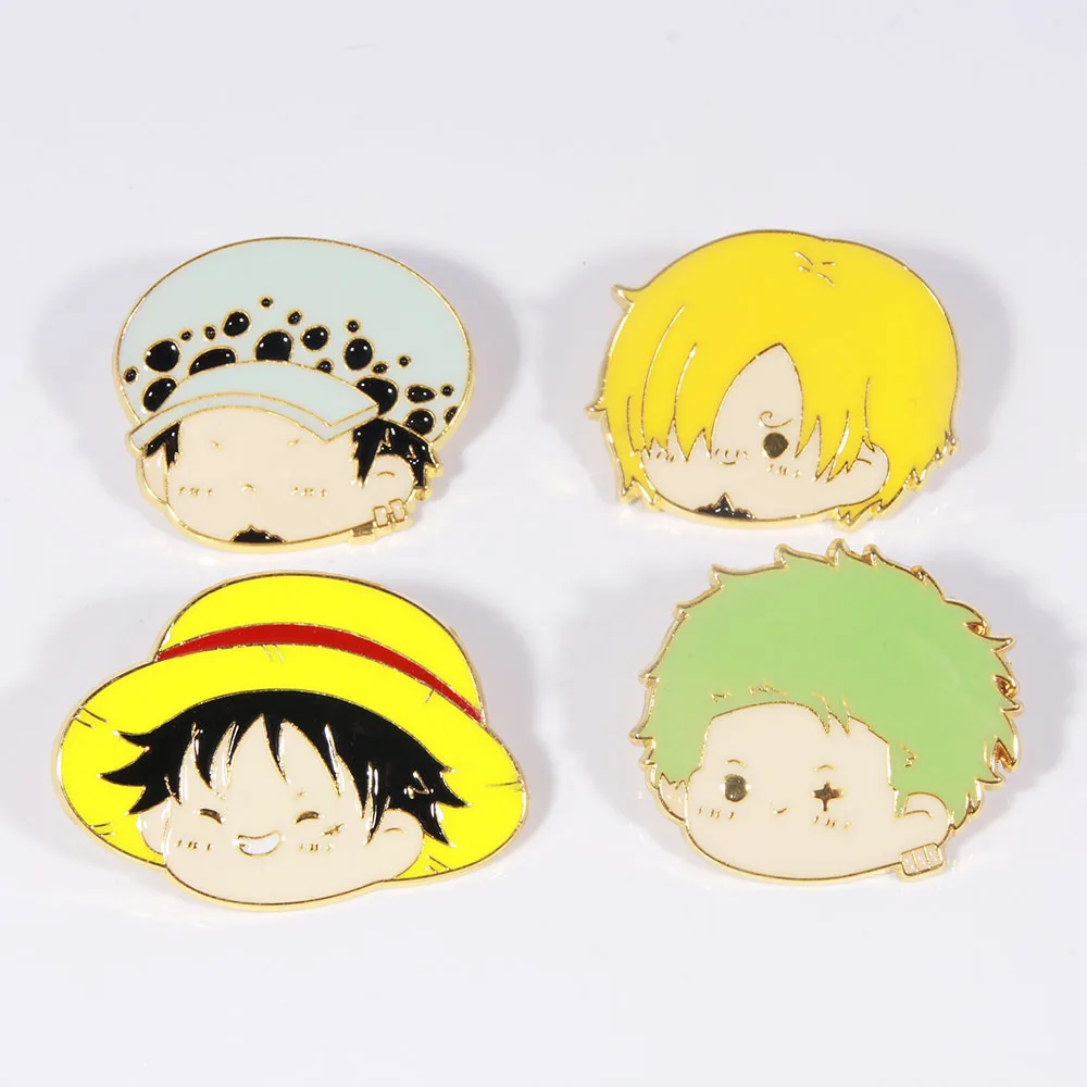 Cartoon Character Hard Enamel Pin Cute Luffy Zoro Sanji Law One Piece Badge Brooch Backpack Hat Accessories Christmas Gift
Cartoon Character Hard Enamel Pin Cute Luffy Zoro Sanji Law One Piece Badge Brooch Backpack Hat Accessories Christmas Gift