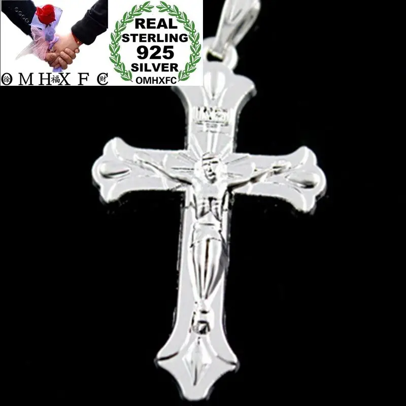 OMHXFC оптовая продажа, Европейская мода, Женский унисекс, подарок на день рождения, свадьбу, крест Иисуса, серебро 925 пробы, подвеска с подвеско... 
OMHXFC оптовая продажа, Европейская мода, Женский унисекс, подарок на день рождения, свадьбу, крест Иисуса, серебро 925 пробы, подвеска с подвеско...