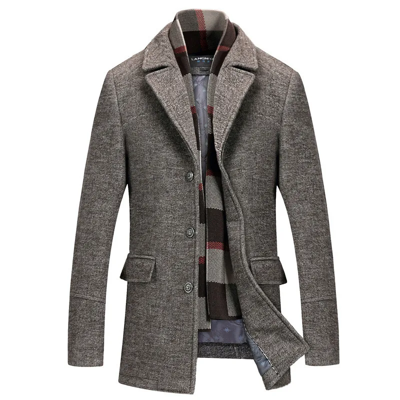 Winter Casual Wool Trench Coat Men Business Long Thicken Overcoat Jacket Male Abrigo hombre Brand Clothes M-4XL Dropshipping
Winter Casual Wool Trench Coat Men Business Long Thicken Overcoat Jacket Male Abrigo hombre Brand Clothes M-4XL Dropshipping