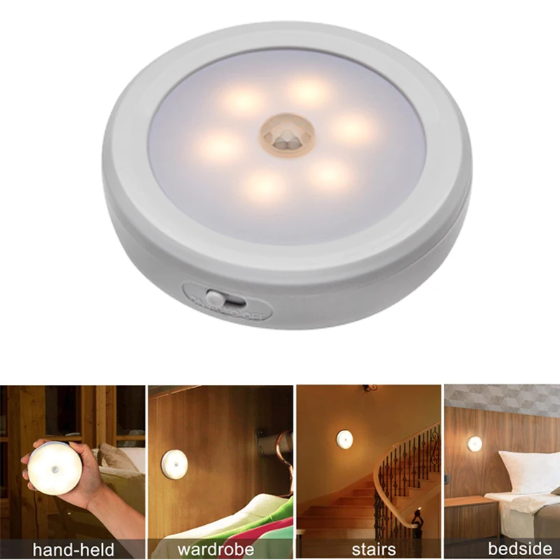 Motion Sensor Night Light Battery Powered LED Light Stick To Closet Light Stair Lights Wall Lights for Hallway Bedroom Kitchen
Motion Sensor Night Light Battery Powered LED Light Stick To Closet Light Stair Lights Wall Lights for Hallway Bedroom Kitchen