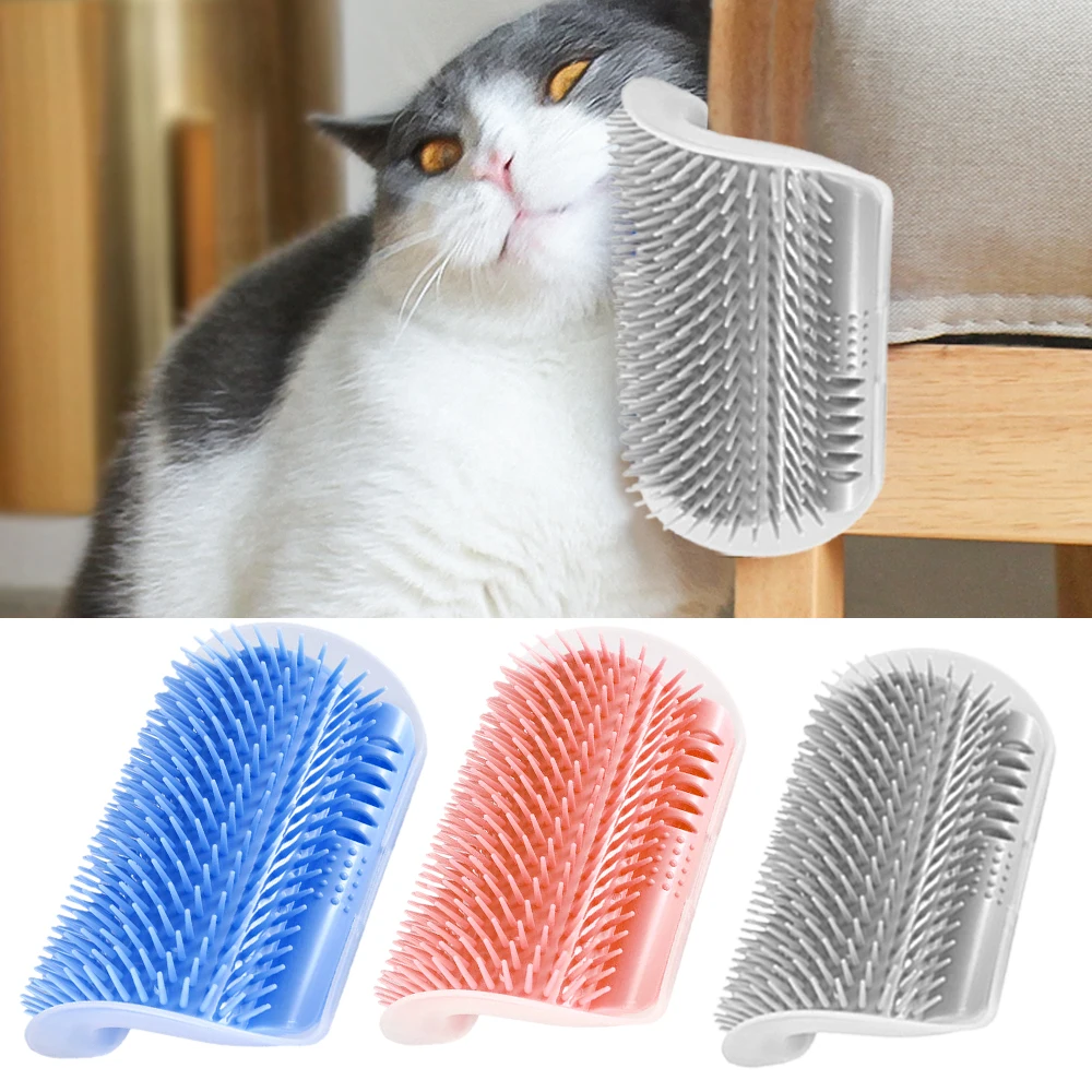 Cat Self Groomer Brush Corner Comb with Catnip Combed to Corner for Cats Grooming Glove Hair Removal Shedding Trimming Massage 
Cat Self Groomer Brush Corner Comb with Catnip Combed to Corner for Cats Grooming Glove Hair Removal Shedding Trimming Massage