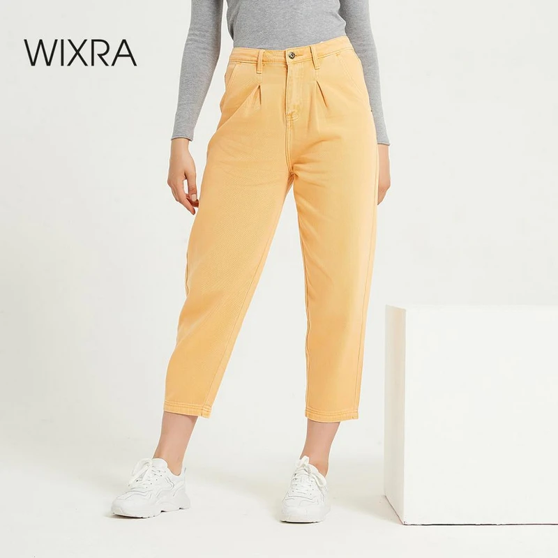Брюки Wixra женские джинсовые на пуговицах, повседневные свободные штаны из денима с завышенной талией, уличная одежда карамельных цветов, на ...
Брюки Wixra женские джинсовые на пуговицах, повседневные свободные штаны из денима с завышенной талией, уличная одежда карамельных цветов, на ...