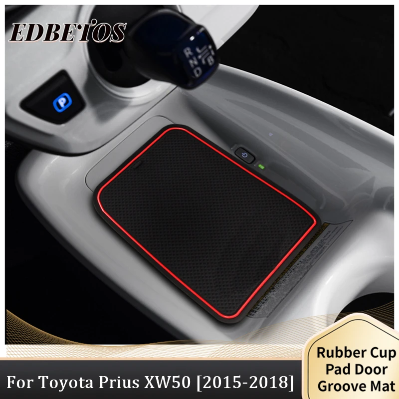 Дверной коврик с желобом аксессуары для интерьера запчасти силикагель Toyota Prius 50