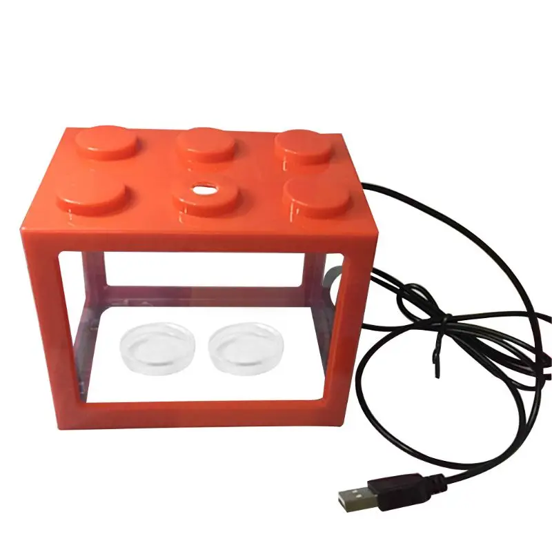 P82C USB Mini Aquarium Fish Tank with LED Lamp Light Home Office Desktop Decoration 
P82C USB Mini Aquarium Fish Tank with LED Lamp Light Home Office Desktop Decoration
