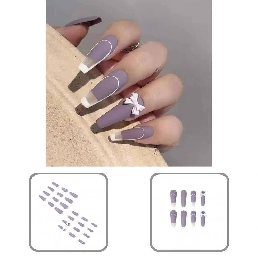 Polishing-Free 24Pcs/Set Simulated Glossy Texture Artificial Nail Tips ABS Nail Tip Removable Makeup Accessories
Polishing-Free 24Pcs/Set Simulated Glossy Texture Artificial Nail Tips ABS Nail Tip Removable Makeup Accessories