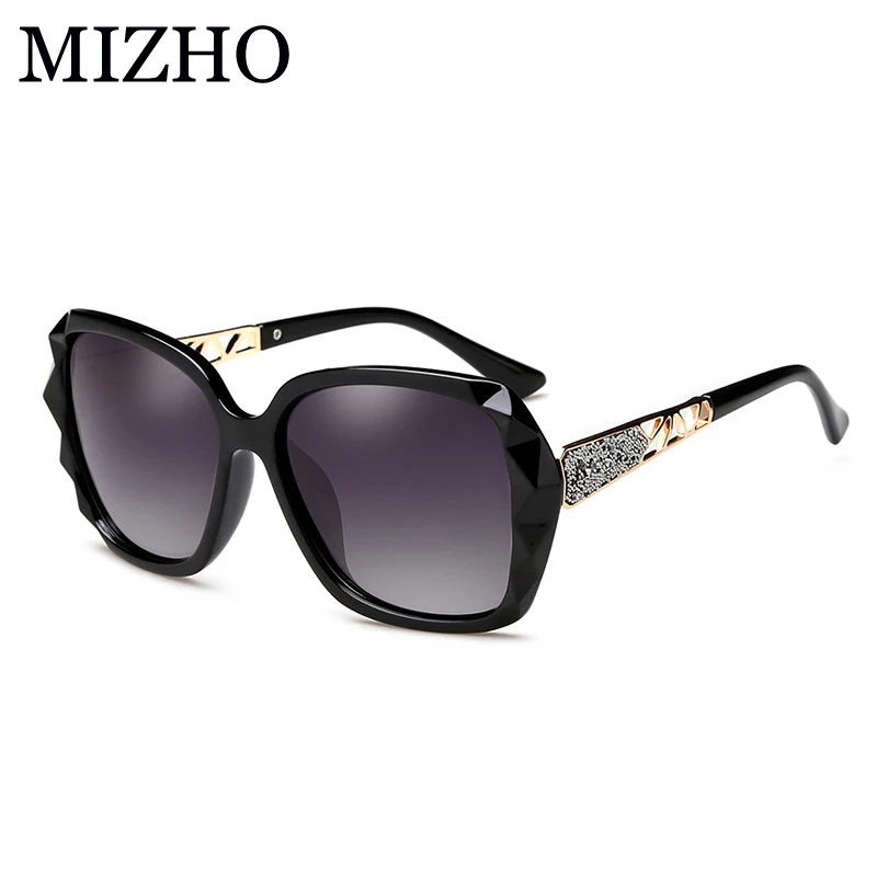 

MIZHO 7609 Superstar Plastic Butterfly Polarized Sunglasses Women Brand Designer Vintage Fashion Transparent Original Case 2020