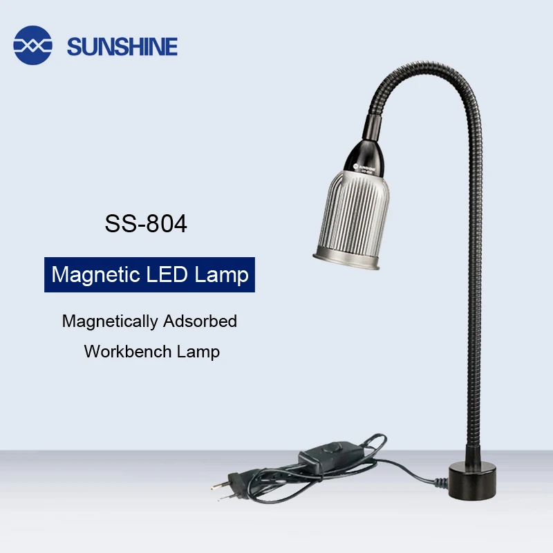 Sunshine SS-804 Magnetic LED Lamp Magnet base COB wick Lamp Aluminum lampshade Universal can Magnetically adsorbed
Sunshine SS-804 Magnetic LED Lamp Magnet base COB wick Lamp Aluminum lampshade Universal can Magnetically adsorbed