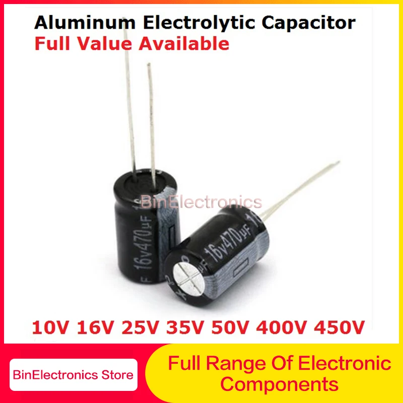 5PCS 400V 450V 1UF 2.2UF 3.3UF 4.7UF 6.8UF 10UF 15UF 22UF 33UF 47UF 68UF 82UF 100UF 150UF Aluminum electrolytic capacitor
5PCS 400V 450V 1UF 2.2UF 3.3UF 4.7UF 6.8UF 10UF 15UF 22UF 33UF 47UF 68UF 82UF 100UF 150UF Aluminum electrolytic capacitor