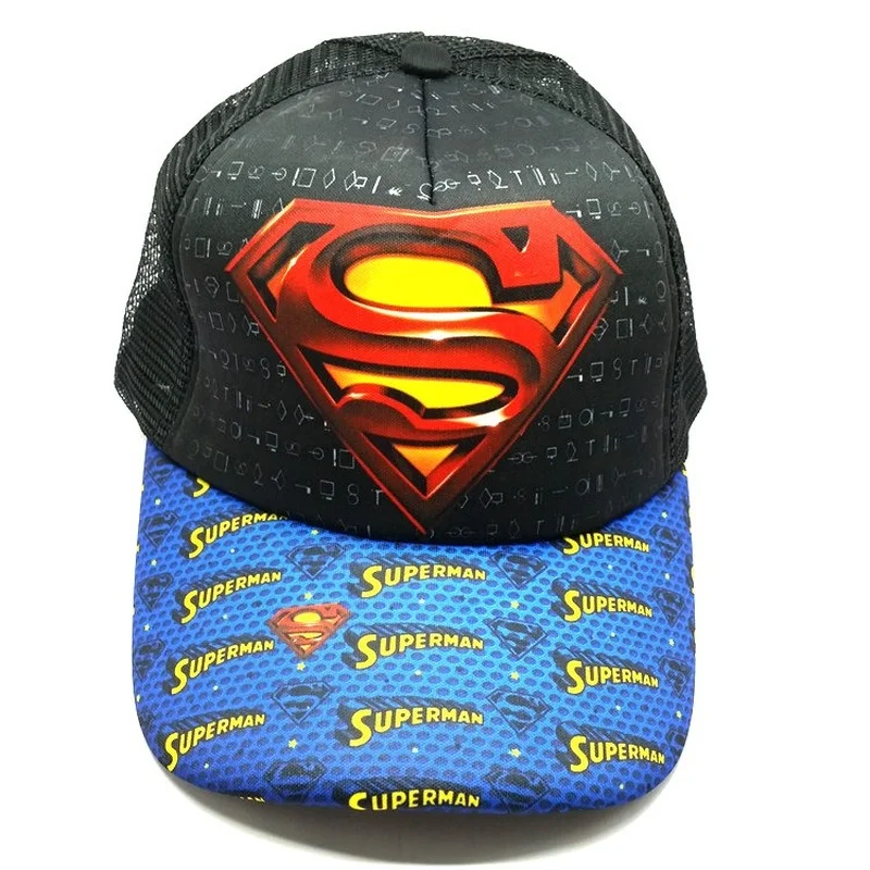 Disney Superman Hat Spiderman Duck Tongue Baseball Cap Outdoor Shade Cartoon Batman Net Hat Naruto Sun Flat Edge Boy Hat 
Disney Superman Hat Spiderman Duck Tongue Baseball Cap Outdoor Shade Cartoon Batman Net Hat Naruto Sun Flat Edge Boy Hat