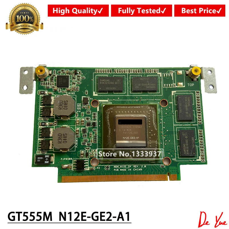 GT 555M GT555M N12E-GE2-A1 ноутбук VGA видео Графическая карта для ASUS N75S N75SF N55SF N75SL N55SL GeForce 2 ГБ
