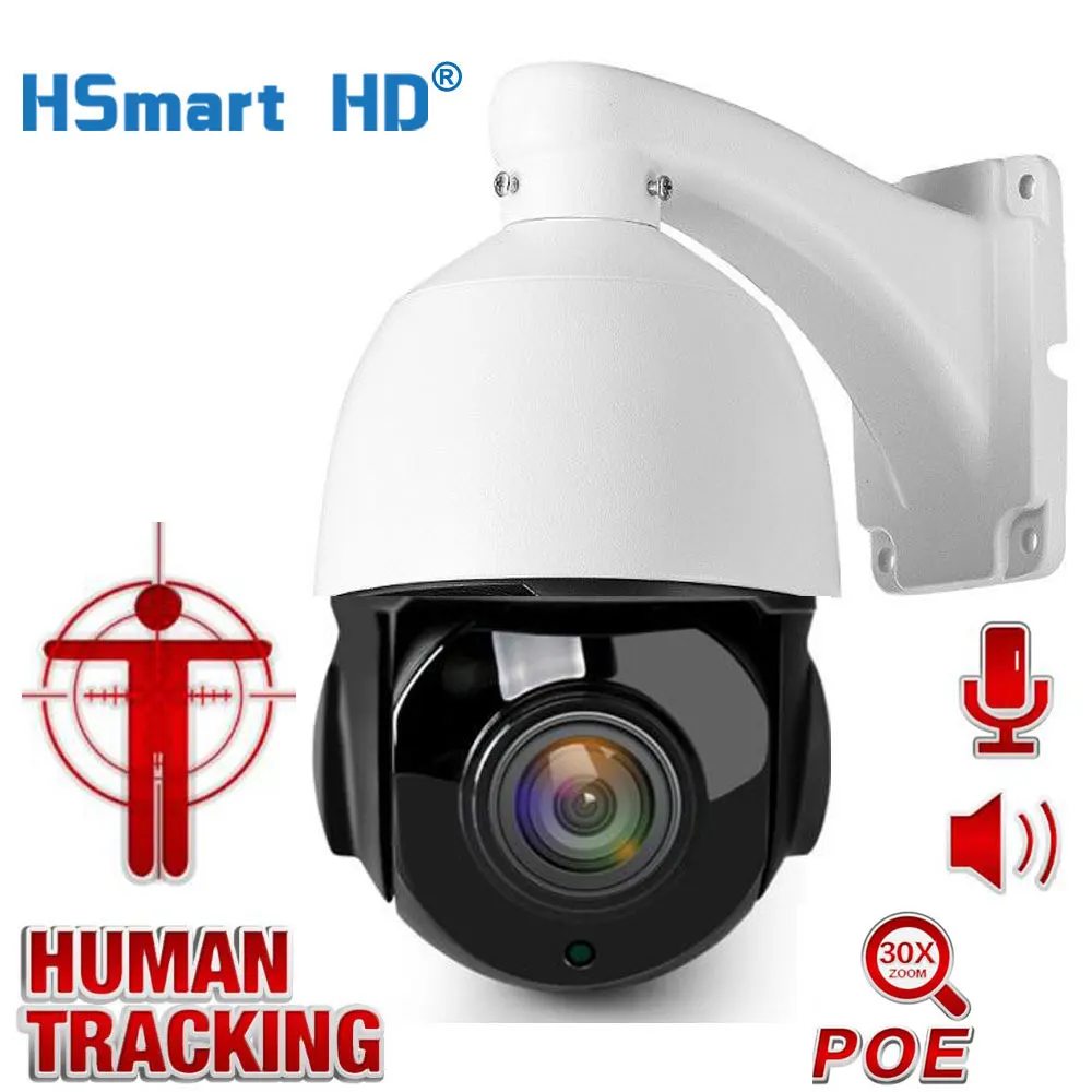 

5MP CCTV Surveillance AI Auto Tracking 3MP POE PTZ IP Camera Two Way Audio 30X Zoom 1080P H.265 Outdoor Cameras IR 80M ONVIF
