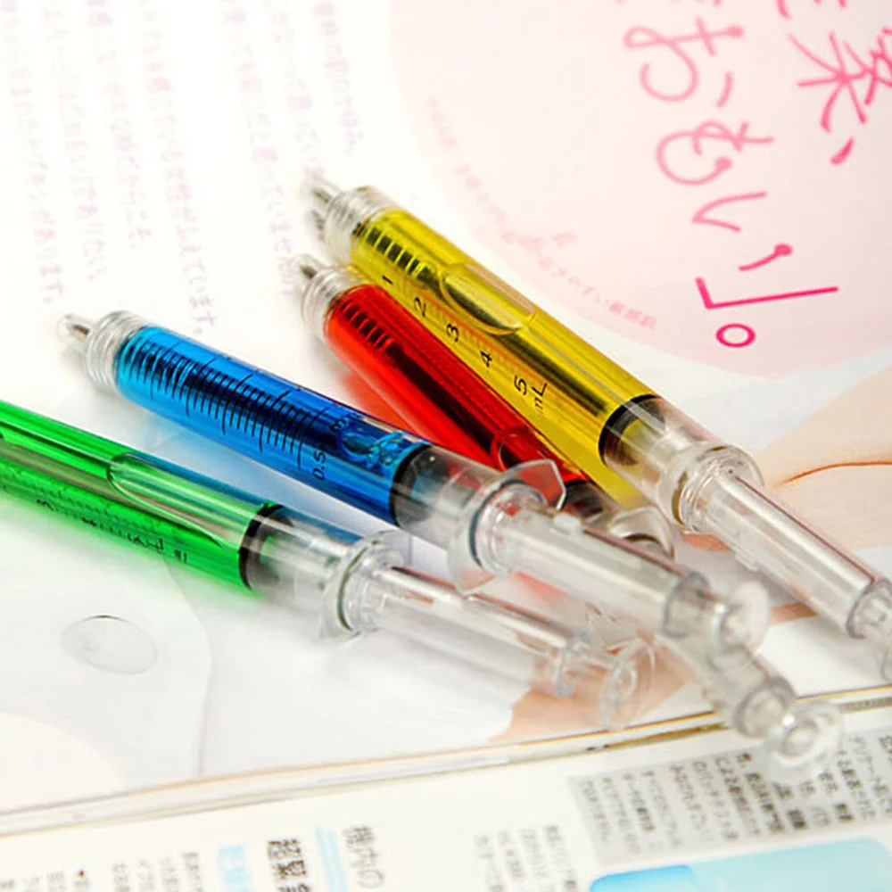 12pcs Needle Tube Writing Point Syringe Flowing Liquid Black Ink Ballpoint Pen Stationery Office Supplies(4-color Mixed)
12pcs Needle Tube Writing Point Syringe Flowing Liquid Black Ink Ballpoint Pen Stationery Office Supplies(4-color Mixed)