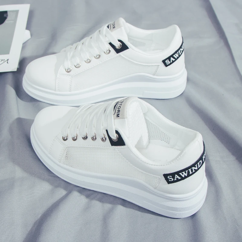 Женские кроссовки на высокой платформе, удобные дышащие кроссовки на весну-лето, 2020 
Женские кроссовки на высокой платформе, удобные дышащие кроссовки на весну-лето, 2020