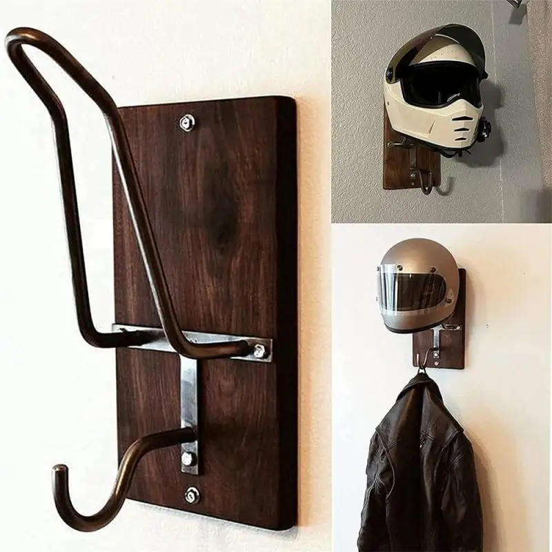 Black Steel Motorcycle Helmet Holder Hanging Wall Shelf Mounted Hook Room Organizer Coats Hats Caps Closet Rack Accessories
Black Steel Motorcycle Helmet Holder Hanging Wall Shelf Mounted Hook Room Organizer Coats Hats Caps Closet Rack Accessories