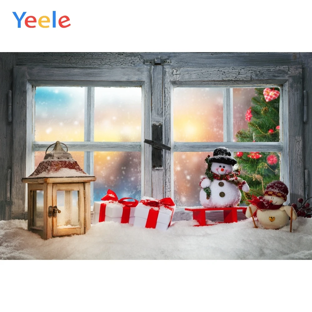 Yeele Christmas Party Backdrops for Photophone Windows Snow Snowman Latern Newborn Baby Backgrounds Photocall For Photo Shoot
Yeele Christmas Party Backdrops for Photophone Windows Snow Snowman Latern Newborn Baby Backgrounds Photocall For Photo Shoot