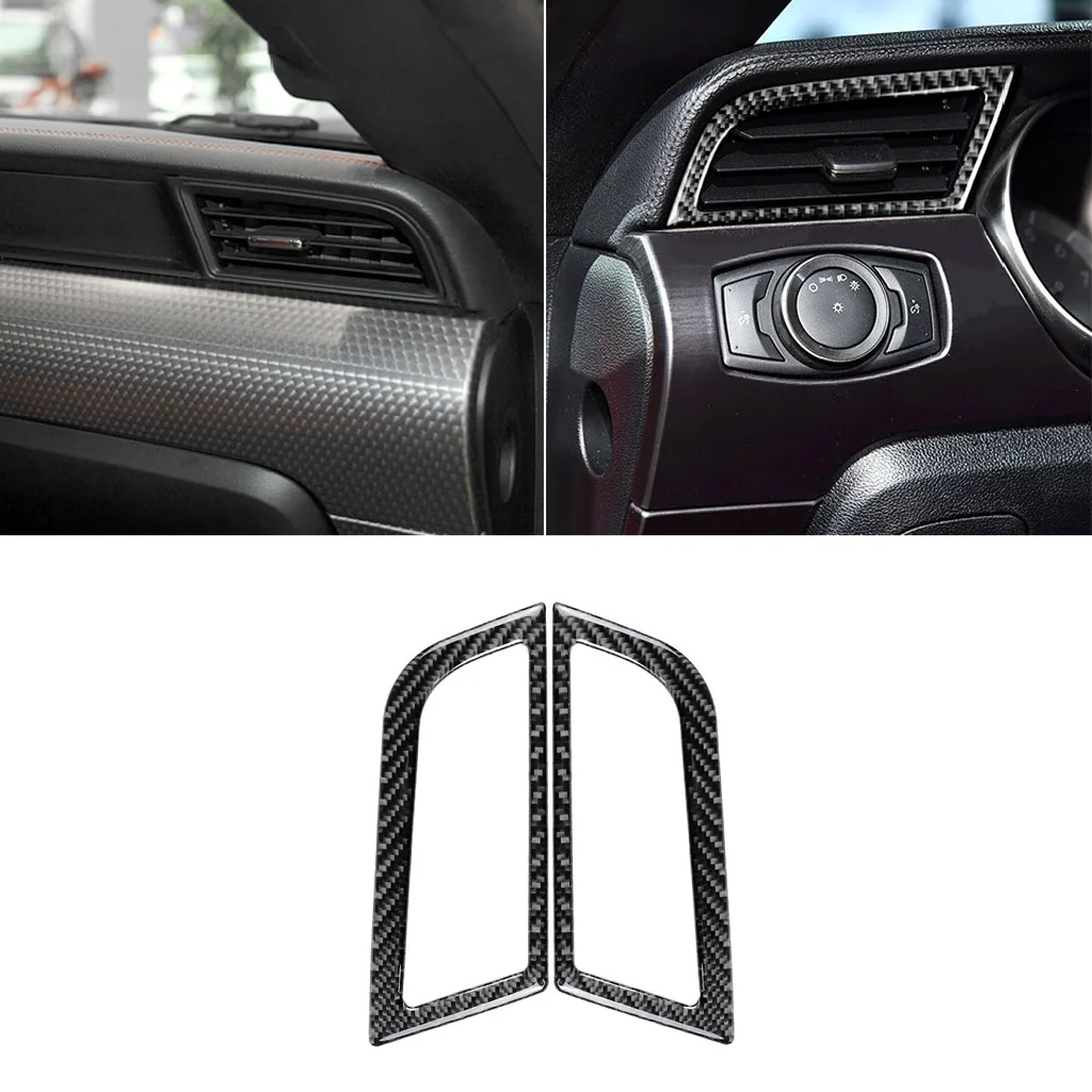 Carbon Fiber Car Interior Air Vent Outlet Cover Decal Sticker Fit for Ford Mustang 2015-2020
Carbon Fiber Car Interior Air Vent Outlet Cover Decal Sticker Fit for Ford Mustang 2015-2020