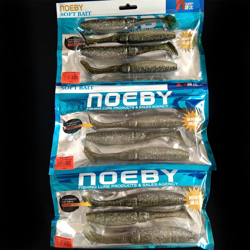 NOEBY 12pcs 15cm 25g Fishing Soft Lures Single-Tail Bait Isca Artificial Peche Leurre Souple Fishing Tackle Wobblers
NOEBY 12pcs 15cm 25g Fishing Soft Lures Single-Tail Bait Isca Artificial Peche Leurre Souple Fishing Tackle Wobblers