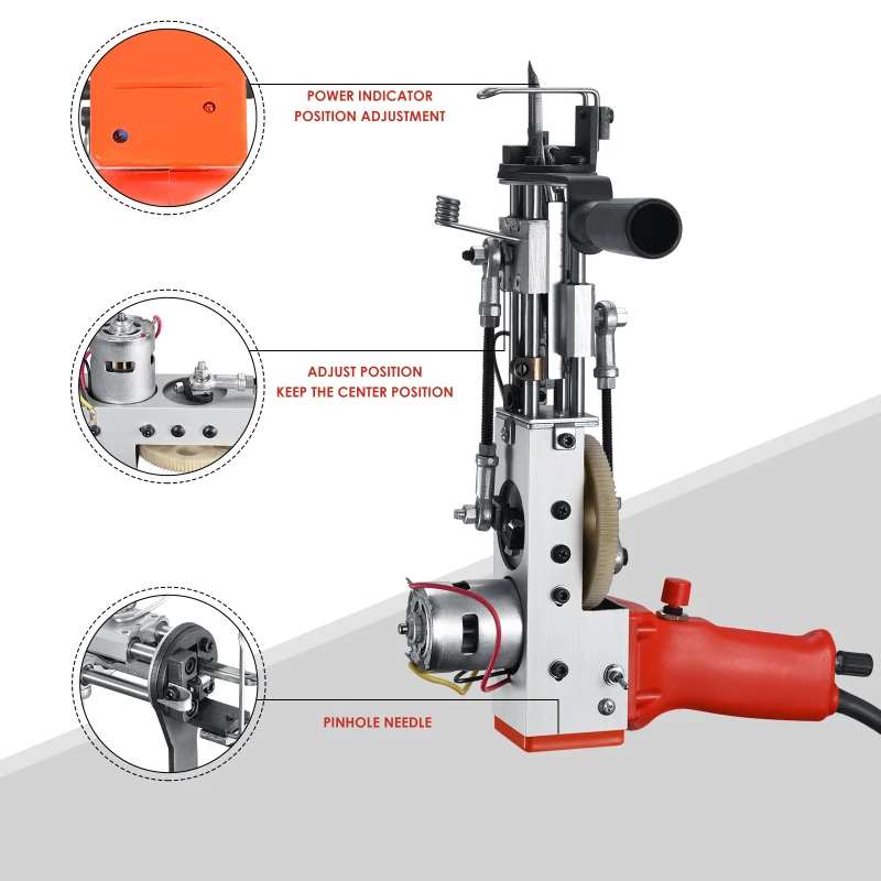 All-aluminum Heavy-duty Red Electric Carpet Tufting Gun Hand Gun Carpet Weaving Flocking Machines Loop Pile Cut pile EU Plug
All-aluminum Heavy-duty Red Electric Carpet Tufting Gun Hand Gun Carpet Weaving Flocking Machines Loop Pile Cut pile EU Plug