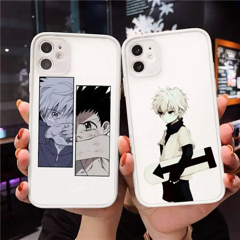 HUNTER x HUNTER Gon Killua Anime Phone Case Matte Transparent for iPhone 7 8 11 12 s mini pro X XS XR MAX Plus cover funda 
HUNTER x HUNTER Gon Killua Anime Phone Case Matte Transparent for iPhone 7 8 11 12 s mini pro X XS XR MAX Plus cover funda