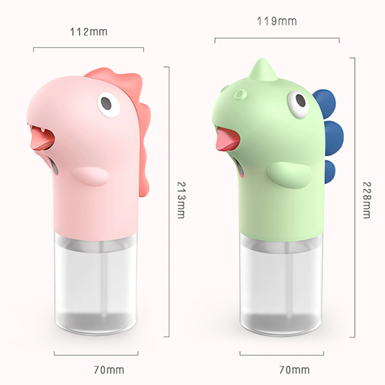 Cartoon Dinosaur Smart Sensor Home Kid Hands Washing Shampoo Pump Soap Dispenser
Cartoon Dinosaur Smart Sensor Home Kid Hands Washing Shampoo Pump Soap Dispenser