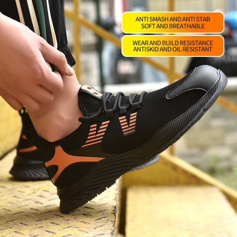 Work Industrial Safety Breathable Sneakers Outdoor Protected Steel Toe Platform Shoes Men's Anti-smashing Casual Ankle Boots
Work Industrial Safety Breathable Sneakers Outdoor Protected Steel Toe Platform Shoes Men's Anti-smashing Casual Ankle Boots