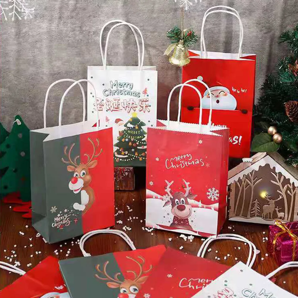 10PCS Christmas Gift Bag Christmas Eve Apple Packaging Bag Portable Paper Bag For Christmas Noel Navidad 2021
10PCS Christmas Gift Bag Christmas Eve Apple Packaging Bag Portable Paper Bag For Christmas Noel Navidad 2021