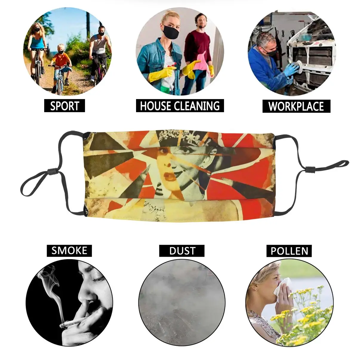 Audrey Hepburn Explosion Collage Reusable Face Mask Hollywood Retro Anti Haze Anti Dust Protection Cover Respirator Mouth Muffle
Audrey Hepburn Explosion Collage Reusable Face Mask Hollywood Retro Anti Haze Anti Dust Protection Cover Respirator Mouth Muffle
