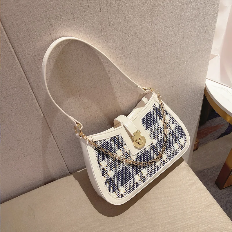 Fashion All-match Women's Bag New Lattice Chain Shoulder Messenger Bag
Fashion All-match Women's Bag New Lattice Chain Shoulder Messenger Bag