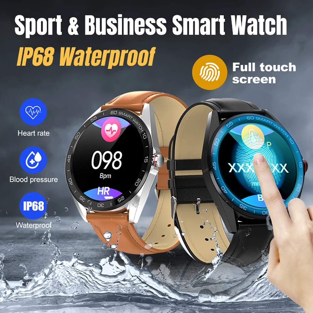 Sport Business Smart Watch for Men Male Large Colorful Full Touch Screen Fitness Tracker IP68 Waterproof Bluetooth Smart Watch
Sport Business Smart Watch for Men Male Large Colorful Full Touch Screen Fitness Tracker IP68 Waterproof Bluetooth Smart Watch