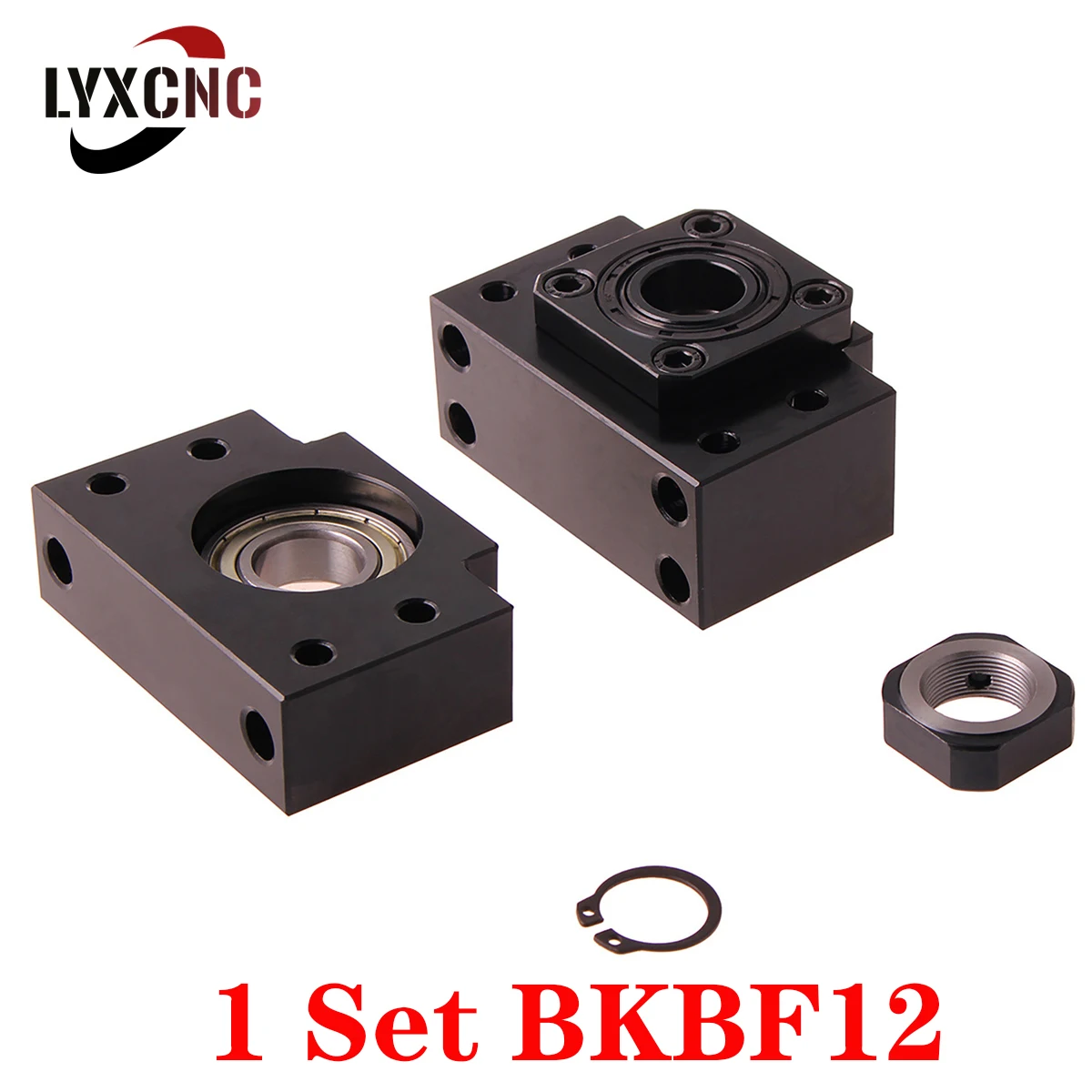 BKBF12 Fixed Floated Ball Screw End Supports Bearing Mounts For Ballscrew CNC Part Ball Screw Support Matching Accessories
BKBF12 Fixed Floated Ball Screw End Supports Bearing Mounts For Ballscrew CNC Part Ball Screw Support Matching Accessories