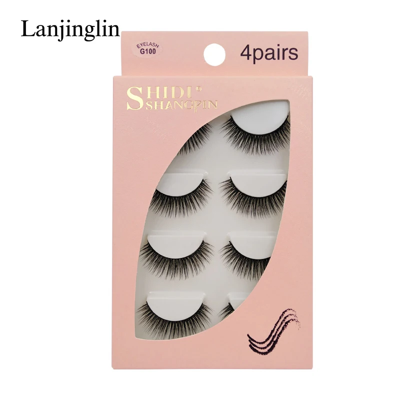 False Eyelashes 3/4 Pairs 3D Mink Lashes Wispy Fluffy Makeup Dramatic False EyeLashes Full Strip Thick Long Lashes Faux Cils
False Eyelashes 3/4 Pairs 3D Mink Lashes Wispy Fluffy Makeup Dramatic False EyeLashes Full Strip Thick Long Lashes Faux Cils