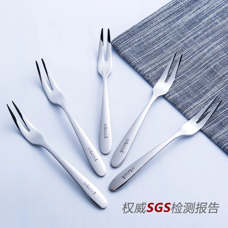 Fruit Fork Set 304 Stainless Steel Fork Household Cute Children's Fruit Fork Fruit Stick Dessert Fork
Fruit Fork Set 304 Stainless Steel Fork Household Cute Children's Fruit Fork Fruit Stick Dessert Fork