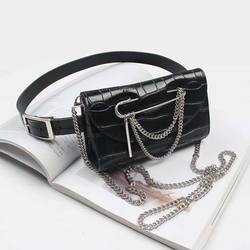 2021 Women Waist Packs Detachable PU Leather Waist Belt With Phone Bag European Female Street Coin Purse Chain Messenger Bag New
2021 Women Waist Packs Detachable PU Leather Waist Belt With Phone Bag European Female Street Coin Purse Chain Messenger Bag New