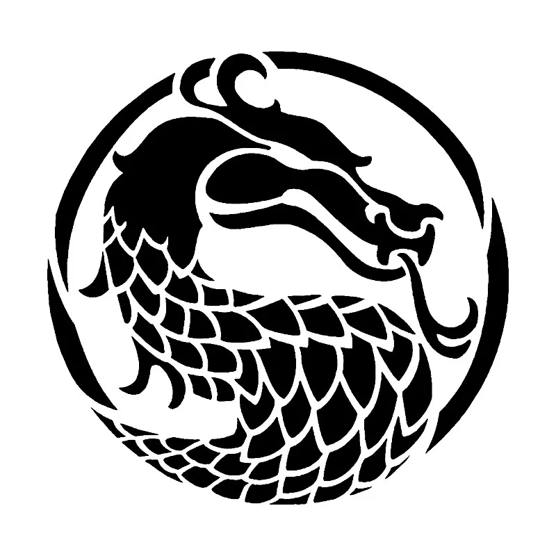 Traditional Dragon Pattern Decals, Interesting Car Window Decoration, Personalized Pvc Waterproof Decals, Black/white, 15cm*15cm
Traditional Dragon Pattern Decals, Interesting Car Window Decoration, Personalized Pvc Waterproof Decals, Black/white, 15cm*15cm