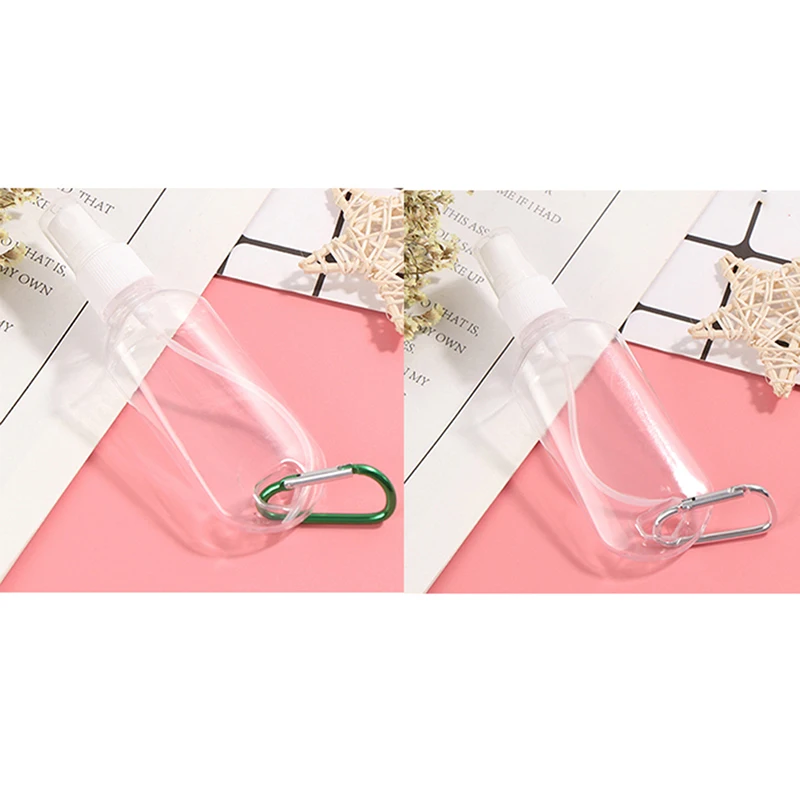 New alcohol spray bottle transparent hand sanitizer bottle empty bottle lotion portable hook key ring sub-bottle disinfection
New alcohol spray bottle transparent hand sanitizer bottle empty bottle lotion portable hook key ring sub-bottle disinfection