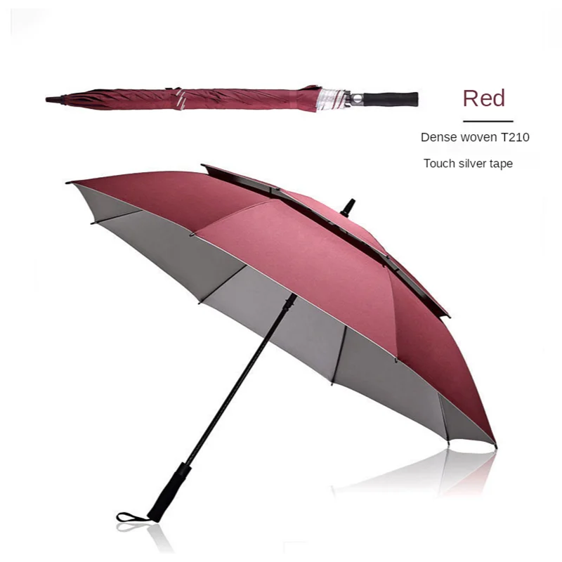 132CM Large Golf Umbrella Women Windproof Sunshade Umbrella High Quality Men Automatic Long Handle Business Double Umbrellas 
132CM Large Golf Umbrella Women Windproof Sunshade Umbrella High Quality Men Automatic Long Handle Business Double Umbrellas